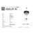Żyrandol glamour czarno-chromowany 4-punktowy 6260/4 z serii TOLEDO - Lampy Elem
